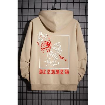 Tshirthane Unisex Blesseb Baskılı Sweatshirt