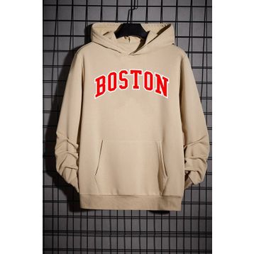 Tshirthane Unisex Boston Baskılı Sweatshirt