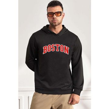 Tshirthane Unisex Boston Baskılı Sweatshirt