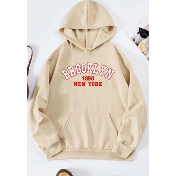 Tshirthane Unisex Brooklyn Baskılı Sweatshirt