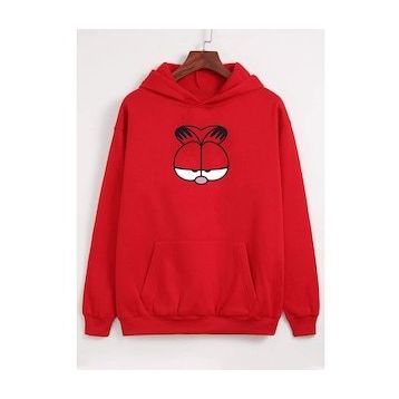 Tshirthane Unisex Garfield Baskılı Sweatshirt