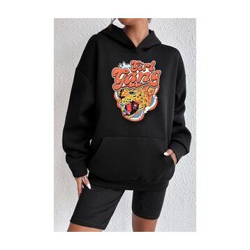 Tshirthane Unisex Gril Gang Baskılı Sweatshirt