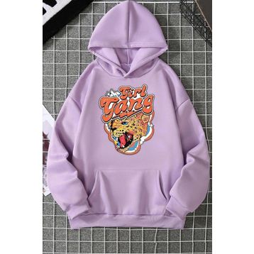 Tshirthane Unisex Gril Gang Baskılı Sweatshirt