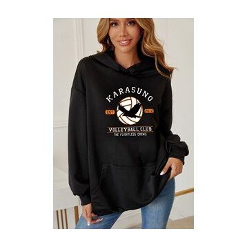 Tshirthane Unisex Karasuno Baskılı Sweatshirt