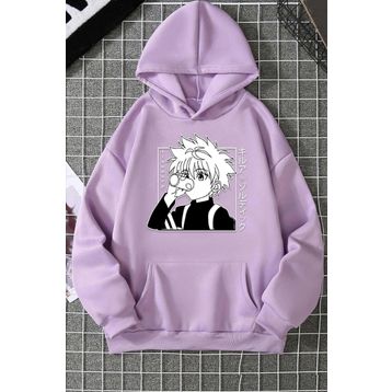 Tshirthane Unisex Killua Zoldyck Baskılı Sweatshirt
