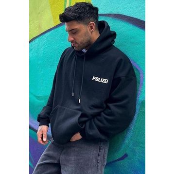 Tshirthane Unisex Polizei Sırt Baskılı Sweatshirt