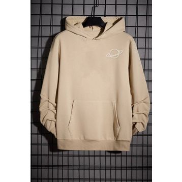 Tshirthane Unisex Saturn Baskılı Sweatshirt
