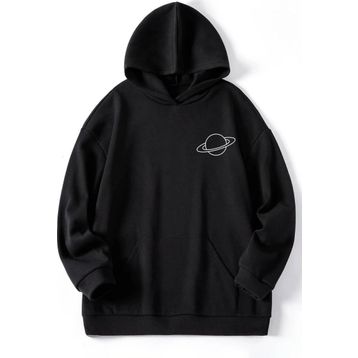 Tshirthane Unisex Saturn Baskılı Sweatshirt