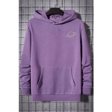 Tshirthane Unisex Saturn Baskılı Sweatshirt
