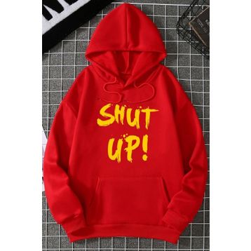 Tshirthane Unisex Shut Up Baskılı Sweatshirt