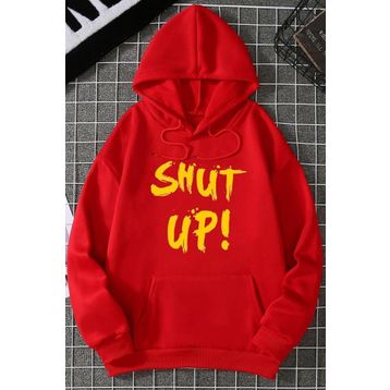 Tshirthane Unisex Shut Up Baskılı Sweatshirt