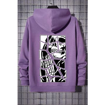 Tshirthane Unisex Skullcracked Baskılı Sweatshirt