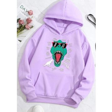 Tshirthane Unisex T-Rex Baskılı Sweatshirt
