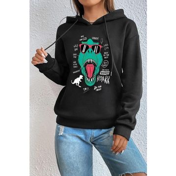 Tshirthane Unisex T-Rex Baskılı Sweatshirt