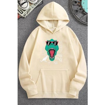Tshirthane Unisex T-Rex Baskılı Sweatshirt