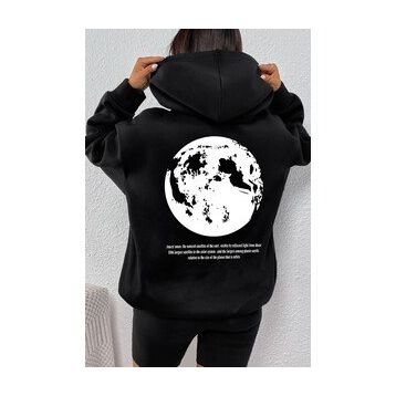 Tshirthane Unisex The Moon Baskılı Sweatshirt