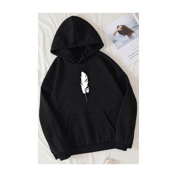 Tshirthane Unisex Tüy Baskılı Sweatshirt