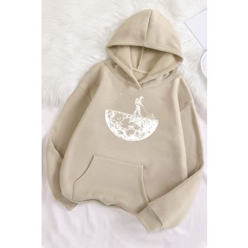 Tshirthane Unisex Uzay Temalı Sweatshirt
