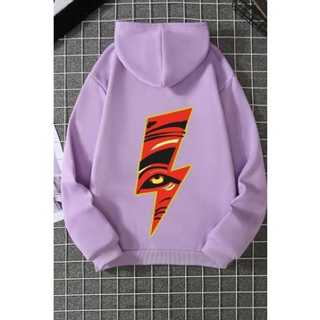 Tshirthane Unisex Yıldırım Baskılı Sweatshirt