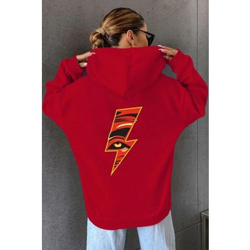 Tshirthane Unisex Yıldırım Baskılı Sweatshirt