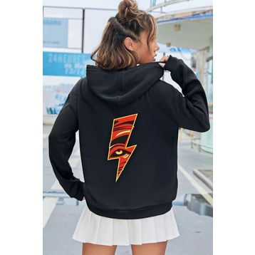 Tshirthane Unisex Yıldırım Baskılı Sweatshirt