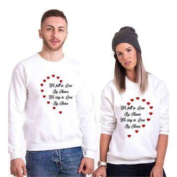 Tshirthane We Fall 2'li Sevgili Sweatshirt