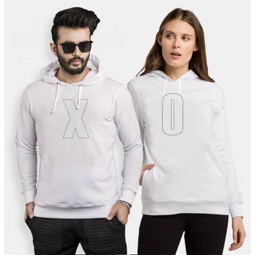Tshirthane Xox Kalp 2'li Sevgili Sweatshirt