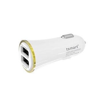 Tsmart 3.4 A İphone Şarj Kablolu Araç Şarj Seti