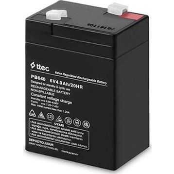 Ttec 2023 6 V 4 Ah Bakımsız Akü