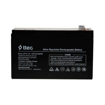 Ttec 2024 12 V 7 Ah Kuru Base Akü