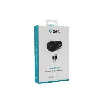 Ttec 2CKS24S Siyah USB-C+USB-A 32W Araç İçi Şarj Aleti