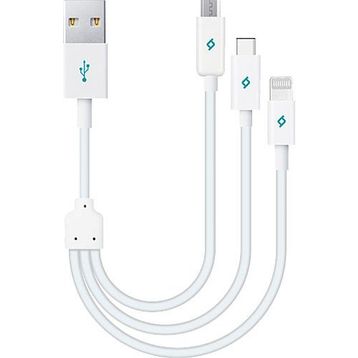 Ttec 2DK13 Minicable Üçü Bir Arada Şarj Kablosu