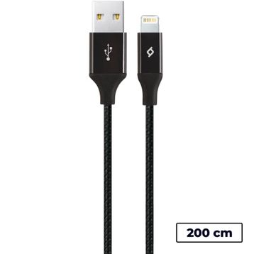 Ttec 2DK19S Siyah AlumiCable MFi iPhone Lisanslı Şarj Kablosu