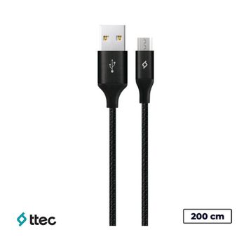 Ttec 2DK21S Siyah AlumiCable Şarj Kablosu