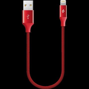 Ttec 2DK25K Kırmızı 30 cm Alumi Cable Micro USB Şarj ve Data Kablosu