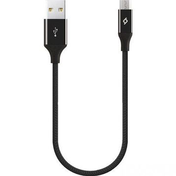 Ttec 2DK25S Siyah 30 cm Alumi Cable Micro USB Şarj ve Data Kablosu