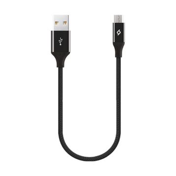Ttec 2DK25S Siyah 30 cm Alumi Cable Micro USB Şarj ve Data Kablosu