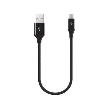 Ttec 2DK25S Siyah 30 cm Alumi Cable Micro USB Şarj ve Data Kablosu