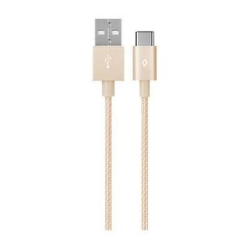Ttec 2DK26A Altın 30 cm Alumi Cable Type-C Şarj ve Data Kablosu