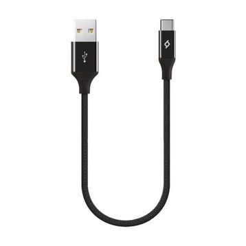Ttec 2DK26S Siyah 30 cm Alumi Cable Type-C Şarj ve Data Kablosu