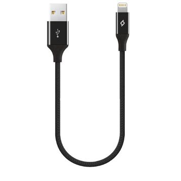 Ttec 2DK28S Siyah Alumi Cable Mini 30 cm Şarj ve Data Kablosu