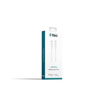 Ttec 2DK40B Beyaz Type-C Lightning Hızlı Şarj Kablosu