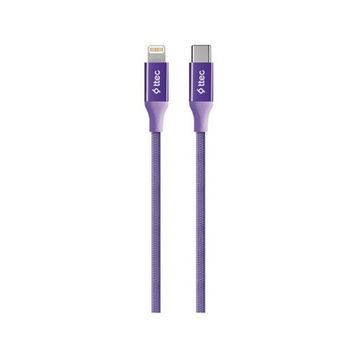 Ttec 2DK41MR 150 cm Mor Alumicable USB C Lightning Hızlı Şarj Kablosu