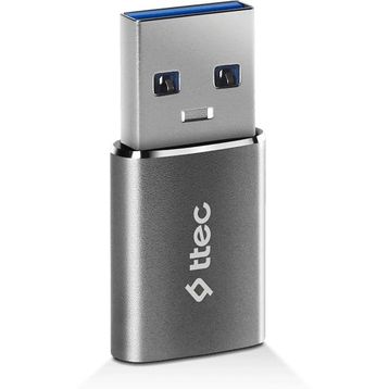 Ttec 2DK43UG Type-C USB-A 3.0 OTG Uzay Grisi Dönüştürücü Adaptör