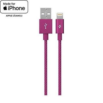 Ttec 2DKM02P Pembe AlumiCable MFi iPhone Şarj Kablosu
