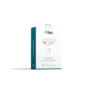 Ttec 2SCS20CB 2A+Type-C Kablo Smart Charger
