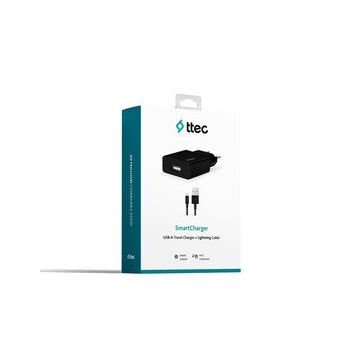 Ttec 2SCS20LS Siyah 2.1A Lightning Kablo Şarj Aleti