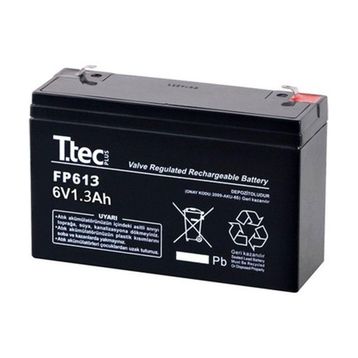 Ttec 6 V 1,3 Ah Bakımsız Kuru Akü