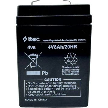 Ttec AGM 4 V 8 Ah Akü