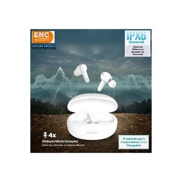 Ttec Airbeat Switch Beyaz Bluetooth Kulaklık